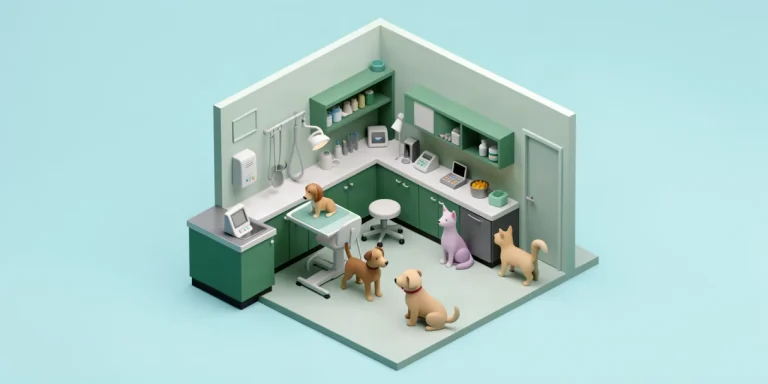 Hero illustration for the article “How to Maintain Your Pets' Health: Regular Check-ups and Vaccination”