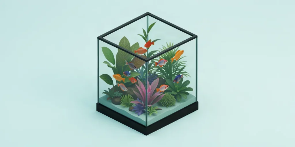 Illustration for the article “How to Properly Care for Exotic Fish: Tips on Keeping and Feeding”