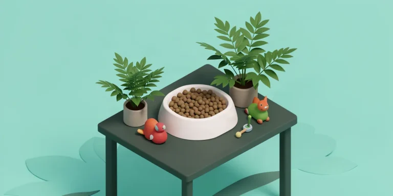 Hero illustration for the article “How to Create the Perfect Diet for Cats: Tips for Choosing Foods and Supplements”