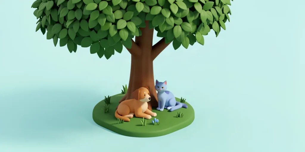 Hero illustration for the article “New Data: How Summer Heat Affects Pet Health in 2026”