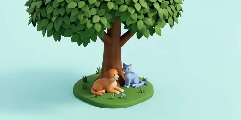 Hero illustration for the article “New Data: How Summer Heat Affects Pet Health in 2026”