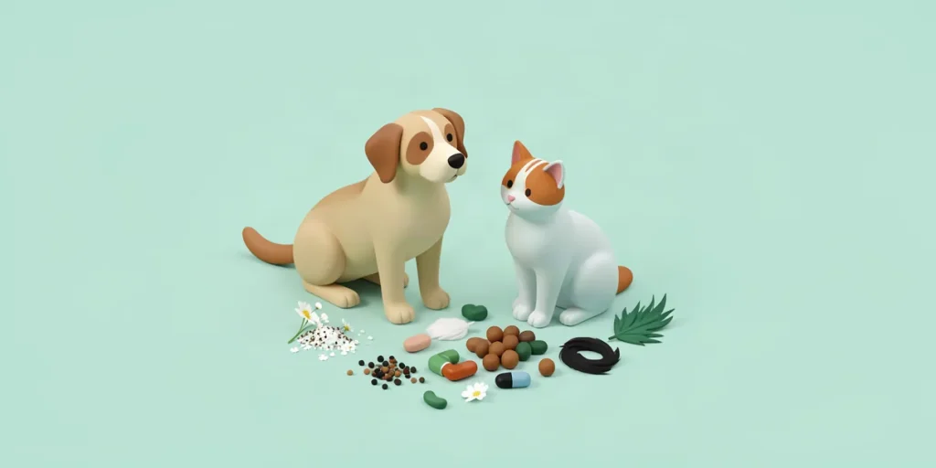 Hero illustration for the article “Managing Allergies in Pets: A Practical Guide”