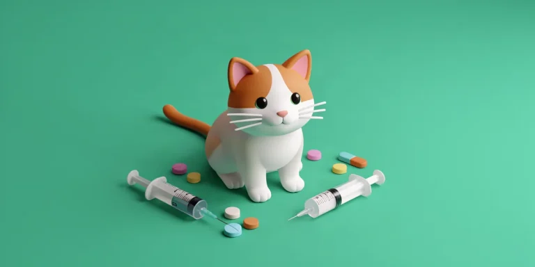 Hero illustration for the article “Symptoms of Diseases in Cats: How to Recognize Them and What to Do”