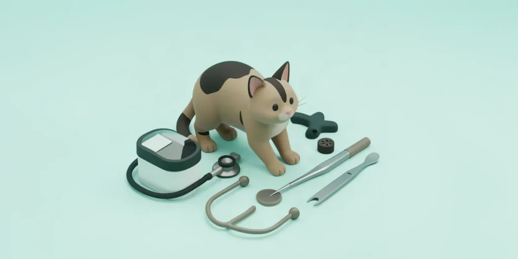 Hero illustration for the article “How to Recognize and Treat Infectious Diseases in Cats”