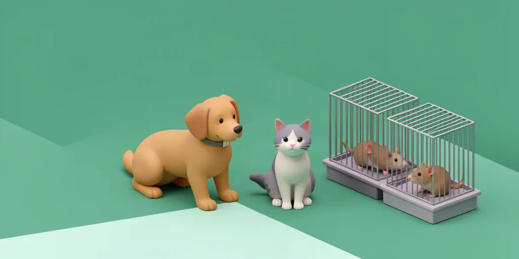 Hero illustration for the article “How to Choose the Perfect Pet for Your Family: Important Aspects and Tips”