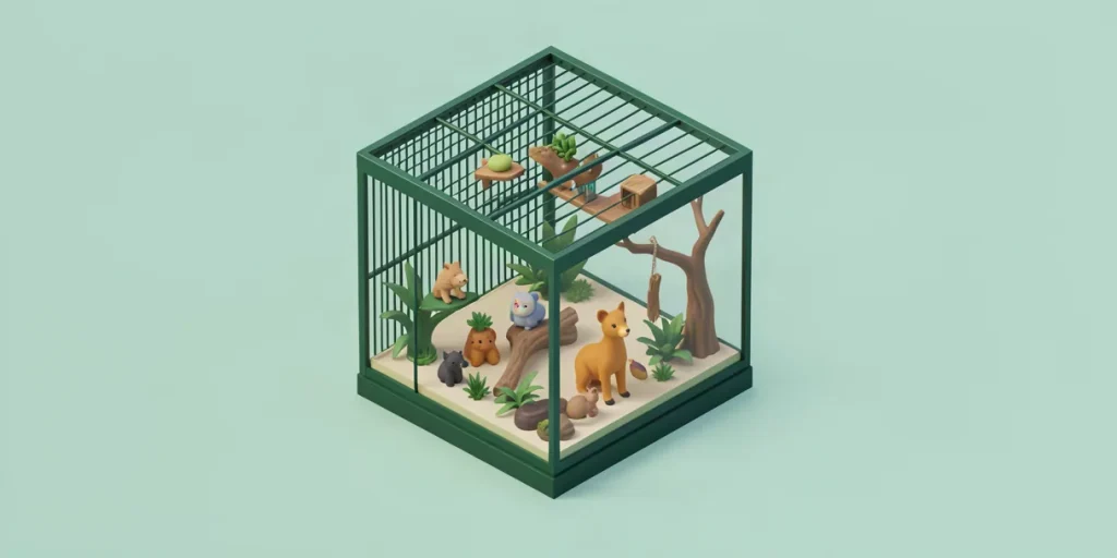 Illustration for the article “Top 5 Exotic Pets for Beginner Owners”
