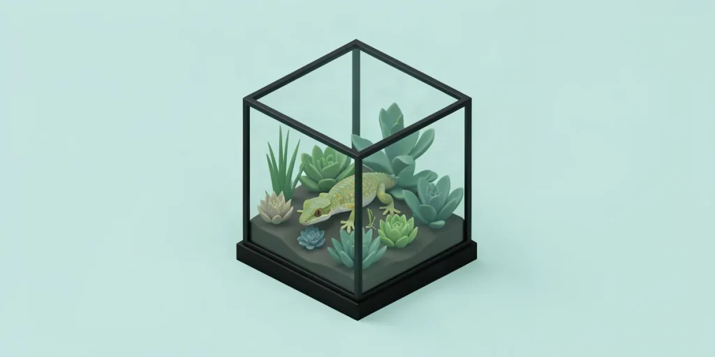 Illustration for the article “Reptiles: Debunking Myths and Modern Care Methods”