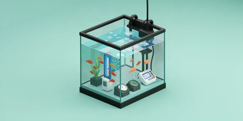 Illustration for the article “How Water Affects the Health of Aquarium Fish in 2026”