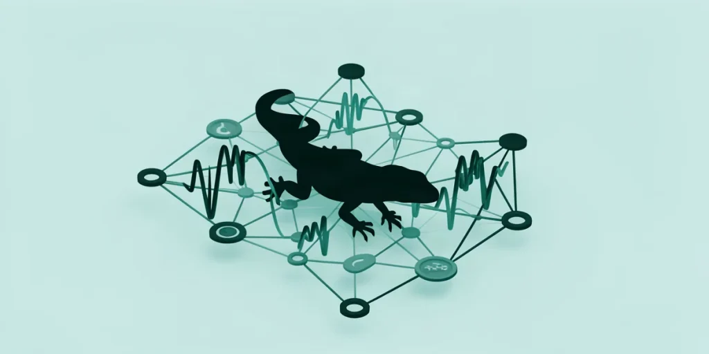 Illustration for the article “Social Bonds and Intelligence of Exotic Reptiles”