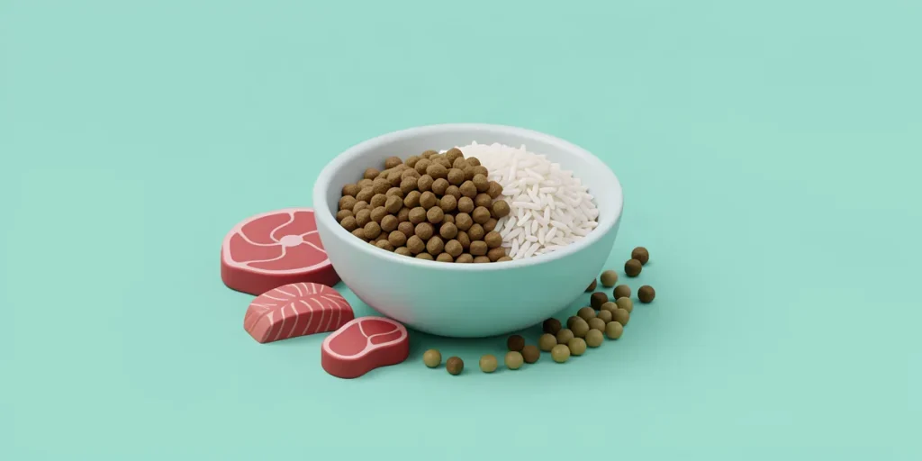 Illustration for the article “Pet Nutrition: How to Assess Protein in Pet Food”