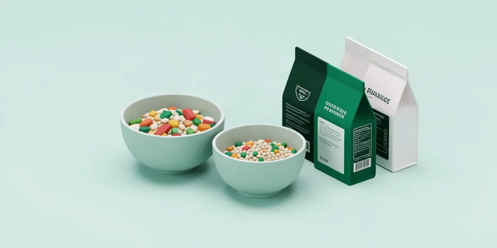 Illustration for the article “Pet Nutrition: Complete or Complementary Food”