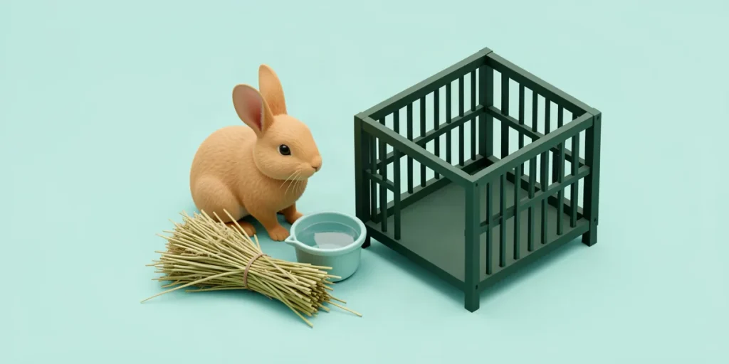 Illustration for the article “Lop-Eared Rabbit: Care and Lifespan”
